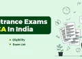 Top Entrance exams for MCA in India