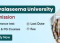 Rayalaseema University admission